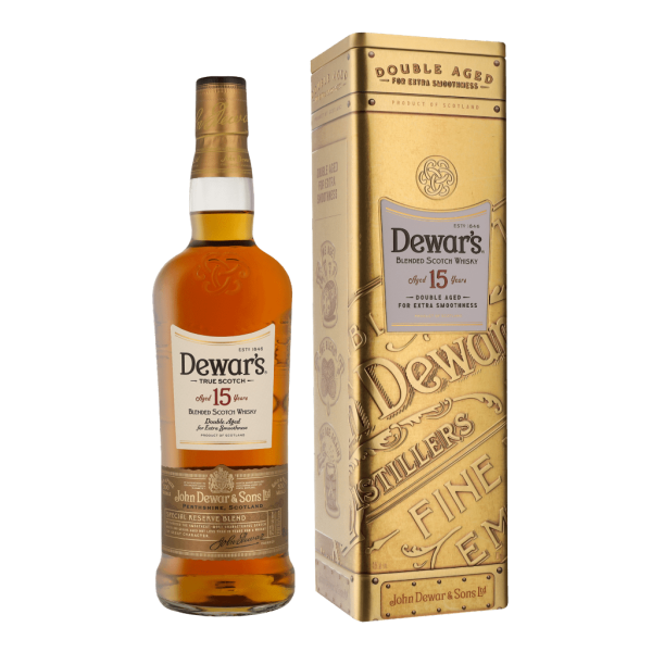 Dewar’s 15 Years Tin 70cl Blended Whisky + Giftbox