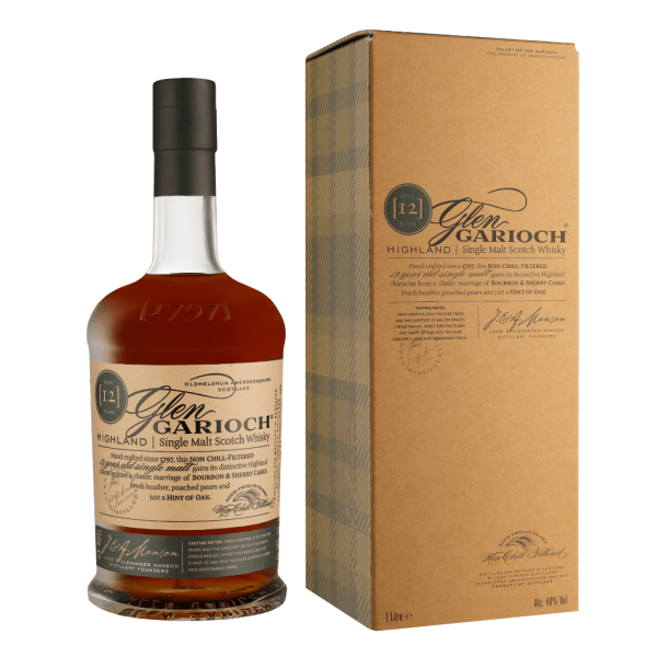 Glen Garioch 12 Years 1ltr Single Malt Whisky + Giftbox