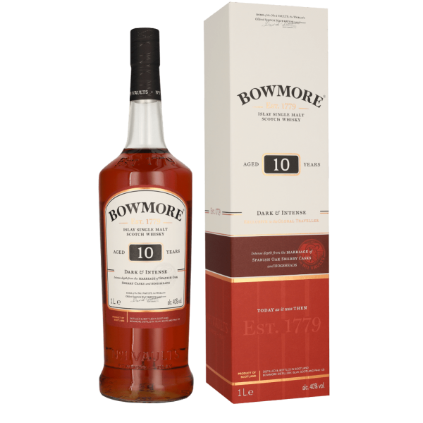 Bowmore 10 Years Dark & Intense 1ltr