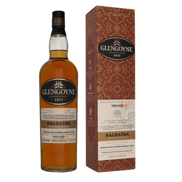 Glengoyne Balbaina 1ltr Single Malt Whisky + Giftbox