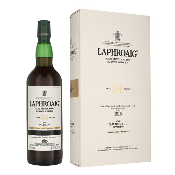 Laphroaig 34 Years The Ian Hunter Story Book 4