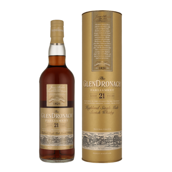 The Glendronach 21 Years Parliament 70cl Single Malt Whisky + Giftbox