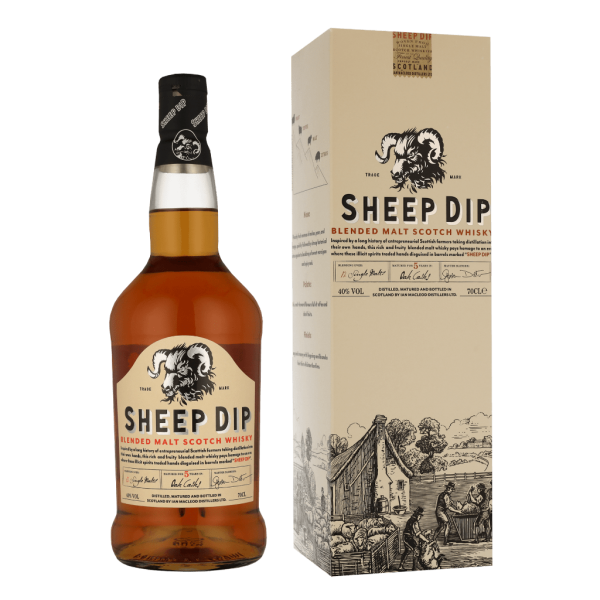 Sheep Dip The Original Oldbury 70cl Blended Malt Whisky + Giftbox