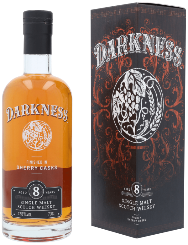 Darkness 8 Years 70cl Single Malt Whisky + Giftbox