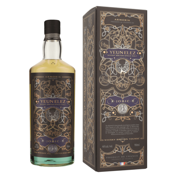 Armorik Yeun Elez Peated Breton 70cl Single Malt Whisky + Giftbox