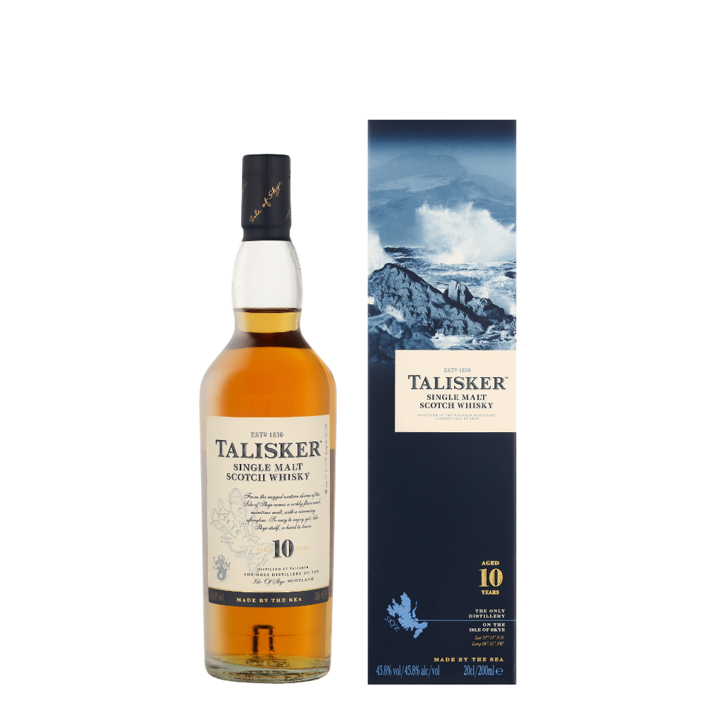 Talisker 10 Years 20cl Single Malt Whisky + Giftbox