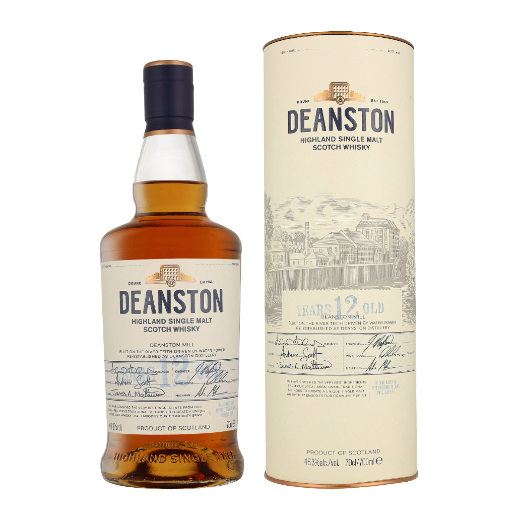 Deanston 12 Years Un-Chill Filtered 70cl Whisky + Giftbox