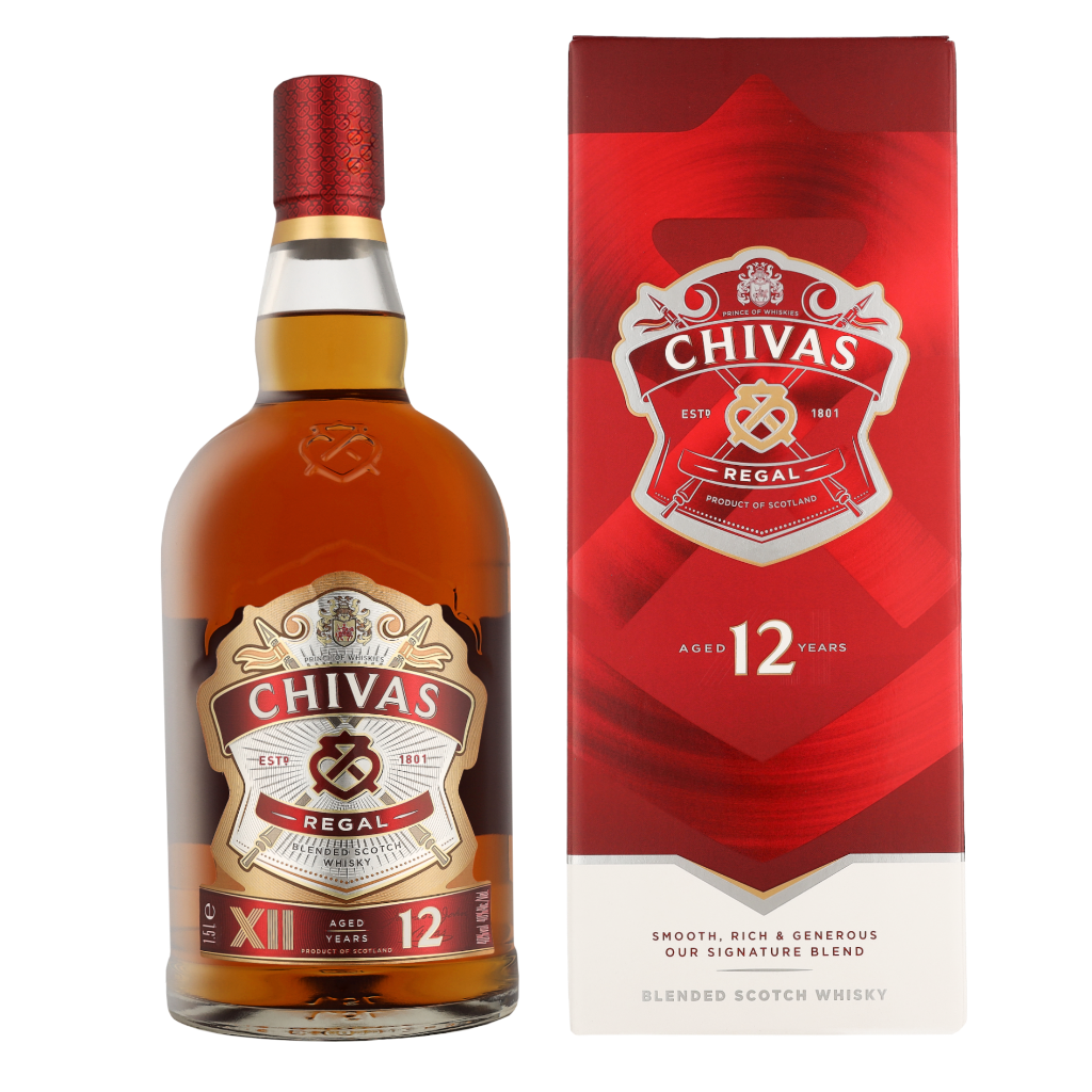 Chivas Regal 12 Years 1,5ltr Whisky + Giftbox