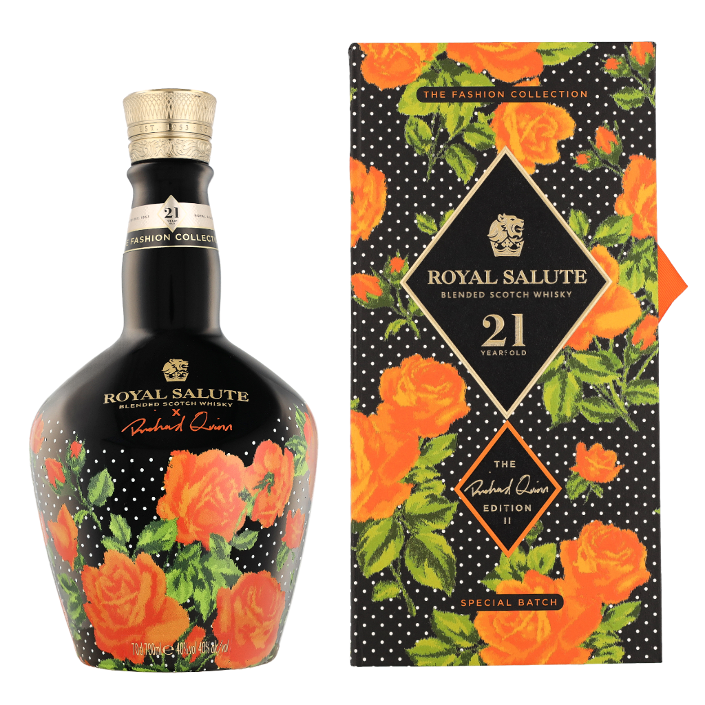 Chivas Regal 21 Years Richard Quinn Orange Roses 70cl Whisky + Giftbox