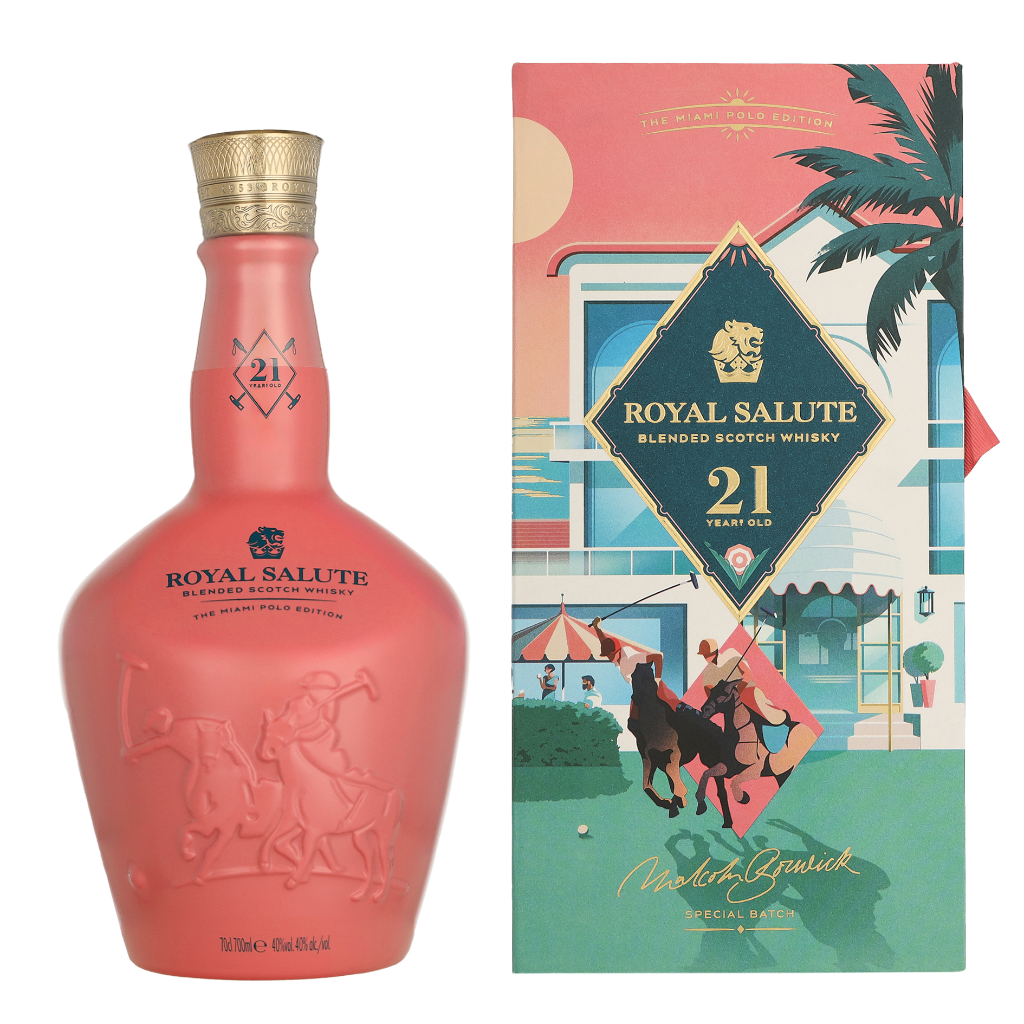 Chivas Regal 21 Years Royal Salute Miami Polo Edition 70cl Whisky + Giftbox